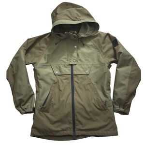 Cintamani Women XS Olive Green Hooded Ski Patagonia Hiking Gorpcore Jacket zz47
